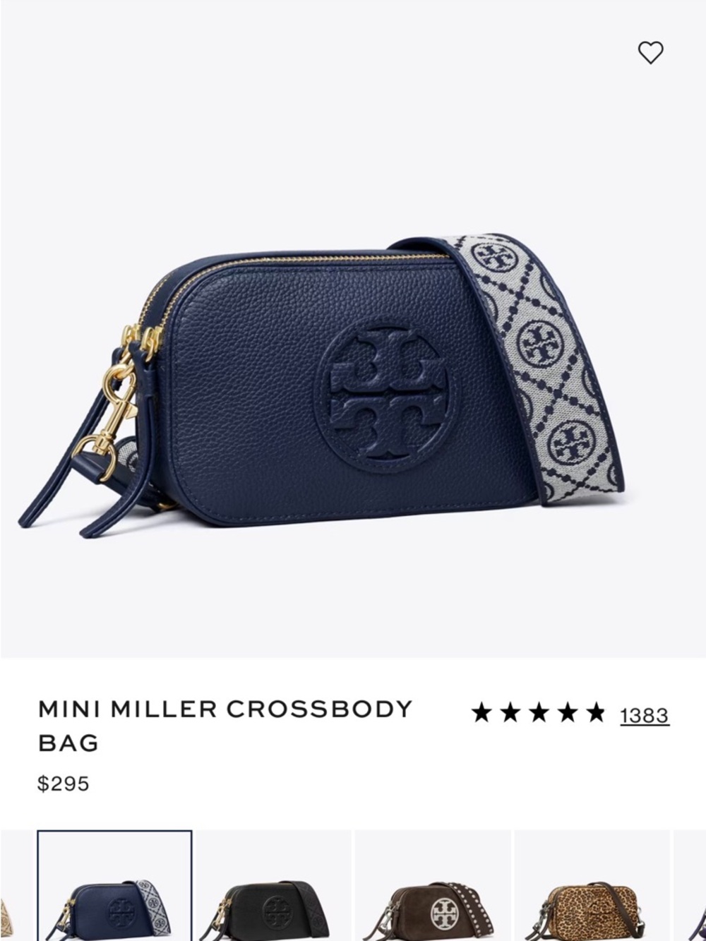 Tory Burch mini miller crossbody bag